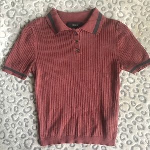 Cropped Collared Shirt